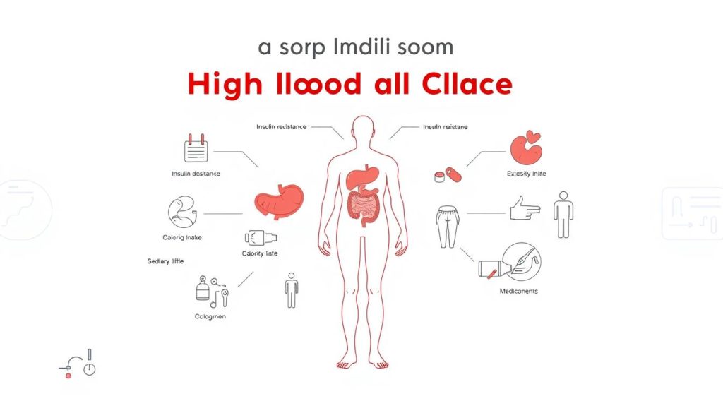Causes of high blood glucose Causes of high blood glucose